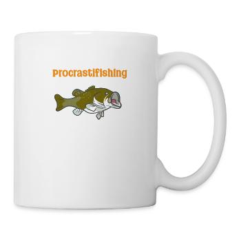 Procrastifishing Definition - Tasse - Weiß - Rechts
