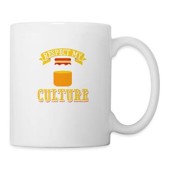 Respect My Culture - Tasse - Weiß - Rechts