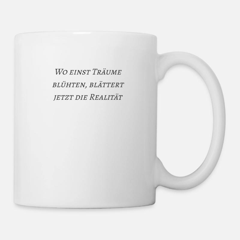Lostplace Zitate - Tasse - Weiß