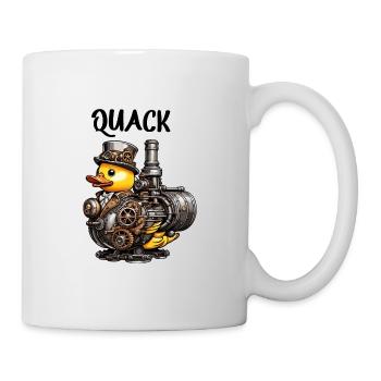Gummiente / Badeente / Wasser / Badewanne - Tasse - Weiß - Rechts