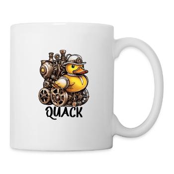 Gummiente / Badeente / Wasser / Badewanne - Tasse - Weiß - Rechts