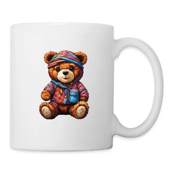 Teddybär / Kuscheltier / Stofftier / Geschenkidee - Tasse - Weiß - Rechts