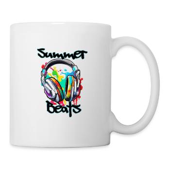 Casque / Audio / Musique / Son / Cool - Mug blanc - blanc - Droite