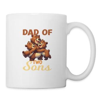 Starker Bär mit Baby Bär für einen Bären - Tasse - Weiß - Rechts