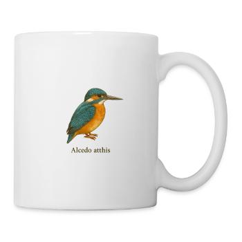 Kingfisher – Alcedo atthis - Mug - white - Right