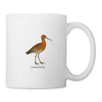 Black-tailed Godwit - Limosa limosa - Mug - white - Right