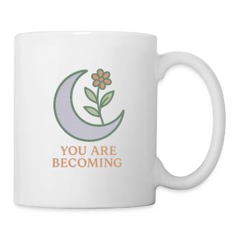 Mondblüte: Du wirst wachsen - Tasse - Weiß - Rechts