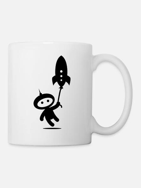 Cosmonaute - Mug blanc - blanc