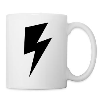blitz - Tasse - Weiß - Rechts