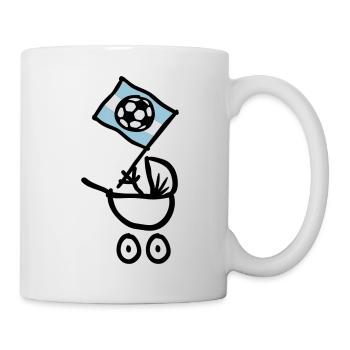 Argentina Bebé Fútbol Fan - Mug - white - Right