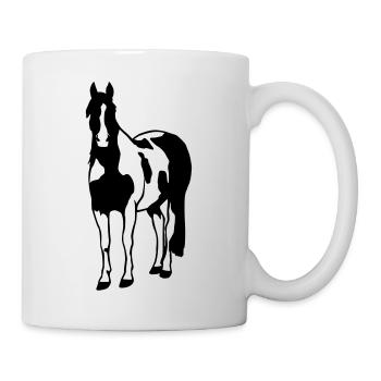 Paint Horse - Tasse - Weiß - Rechts