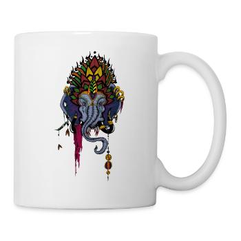 Ganesha - Tasse - Weiß - Rechts