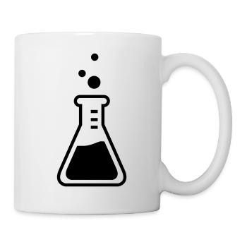 chemist flask profession - Mug - white - Right