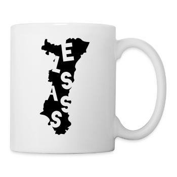 Alsace : Elsass - Mug blanc - blanc - Droite