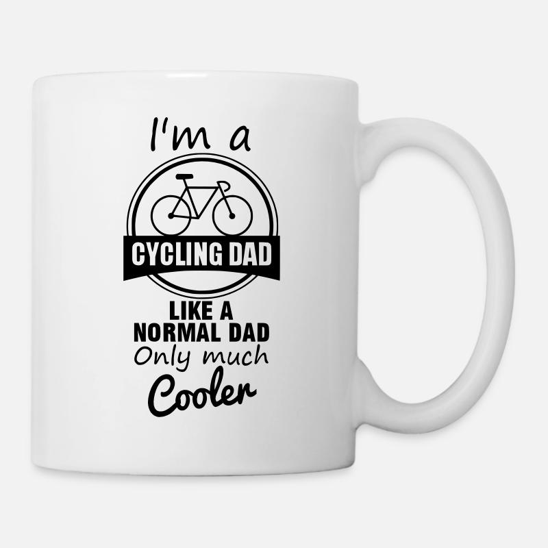 Cycling Dad - Tasse - Weiß