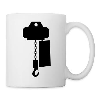 motor_upside_down - Tasse - Weiß - Rechts