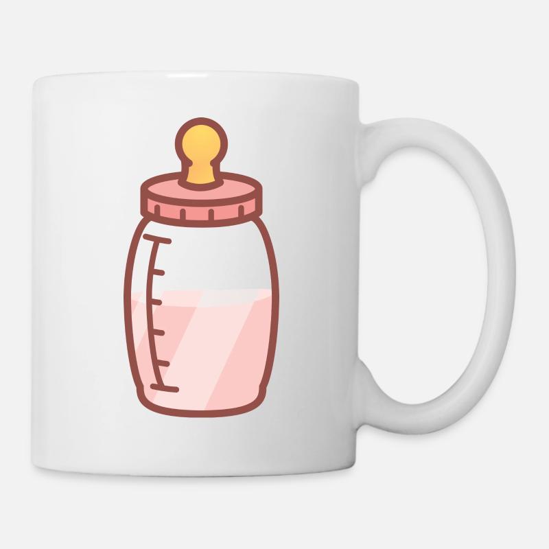 Babyflasche - Tasse - Weiß