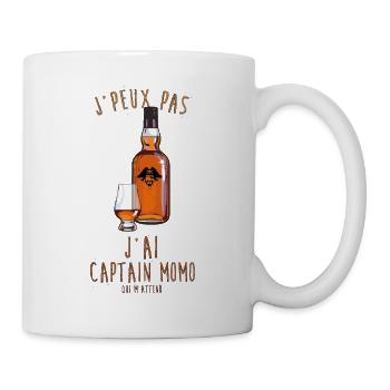 Captain momo - Mug blanc - blanc - Droite
