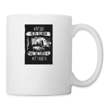 La nature est ma religion - Mug blanc - blanc - Droite