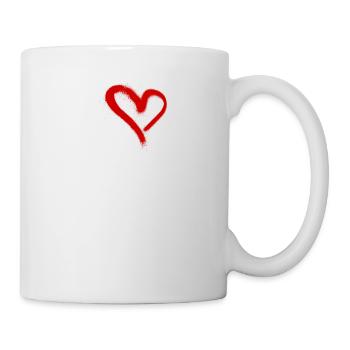 Ich liebe Frühling - Tasse - Weiß - Rechts