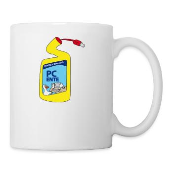 PC Ente | Computer | Gambling Gamer Nerd console - Mug - white - Right