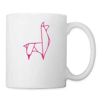 Lama - Tasse - Weiß - Rechts