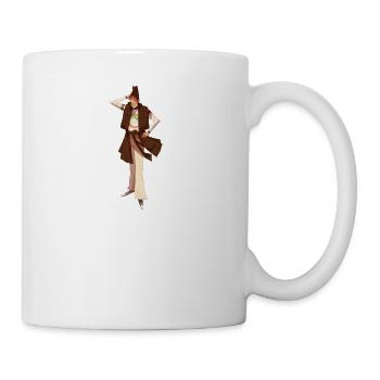 Brown character - Mug - white - Right