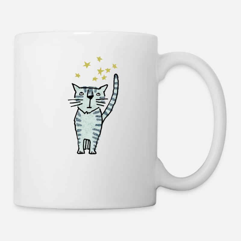 chat - Mug blanc - blanc