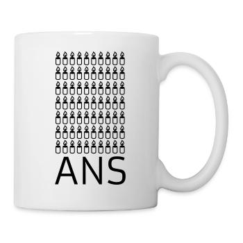 70 ans 70 bougies - Mug blanc - blanc - Droite