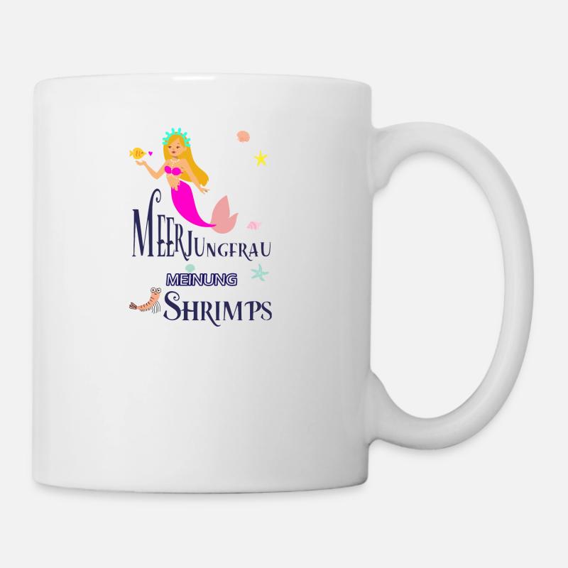 Meerjungfrau - Tasse - Weiß