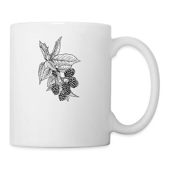 blackberry blackberry fruit veggie vegetables fruits2 - Mug - white - Right