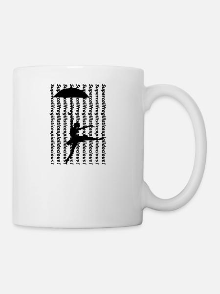 supercalifragilisticexpialidocious blak - Mug blanc - blanc