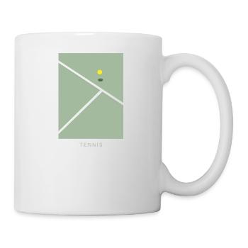 Tennis Art - Mug blanc - blanc - Droite