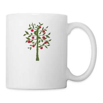 apple apple fruit veggie vegetables fruits37 - Mug - white - Right