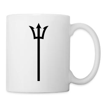 Dreizack - Tasse - Weiß - Rechts