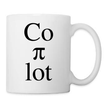 Copilot - Co Pi Lot - Tasse - Weiß - Rechts