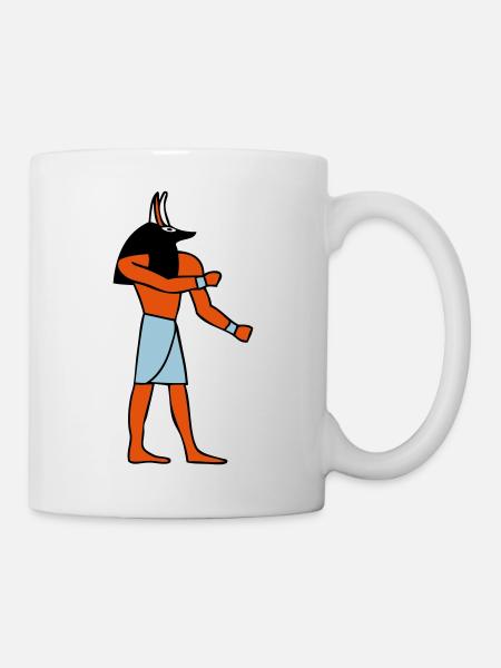 pharahon anubis - Tasse - Weiß