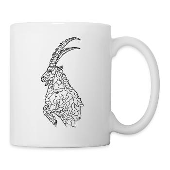 Capricorne - Mug blanc - blanc - Droite