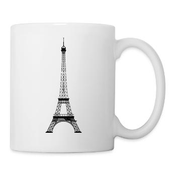 Eiffelturm - Tasse - Weiß - Rechts