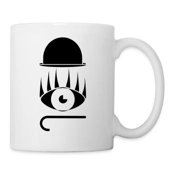 Eye Hat Stick Abstract Gift Idea Graphics - Mug - white - Right