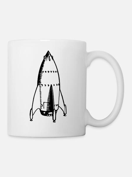 vaisseau spatial - Mug blanc - blanc
