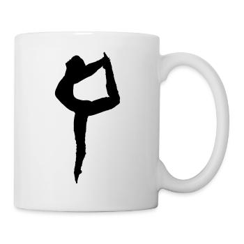 Ballett tanzen Idee Geschenk Hobby Sport dehnen - Tasse - Weiß - Rechts