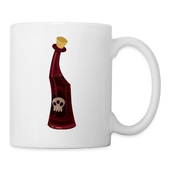 Bottle with poison - Mug - white - Right