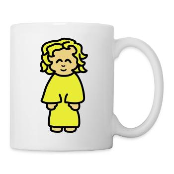 girl - Mug blanc - blanc - Droite
