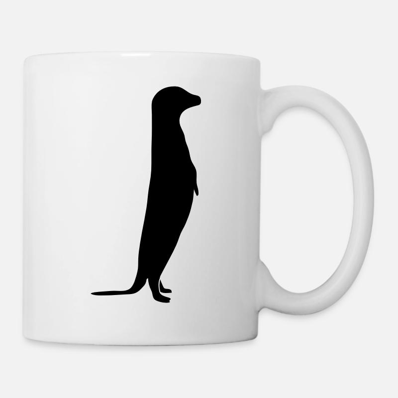 Meerkats / / Surikate / / Afrique / / afrique - Mug blanc - blanc