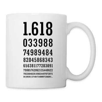Golden Ratio Number - Mug - white - Right