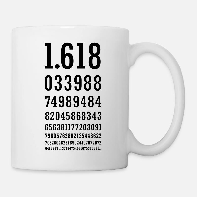 Golden Ratio Number - Mug - white