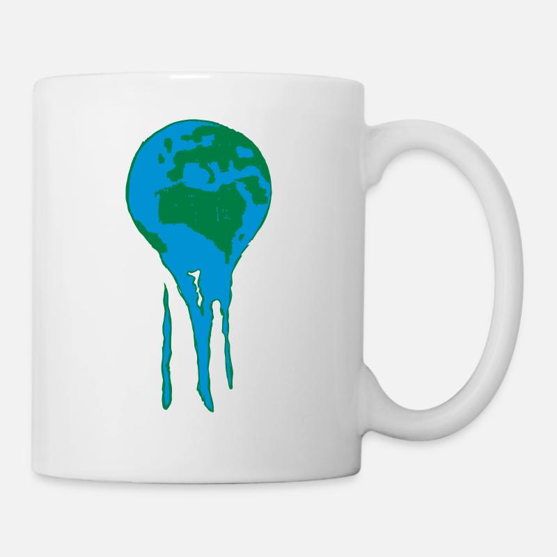 welt - Tasse - Weiß