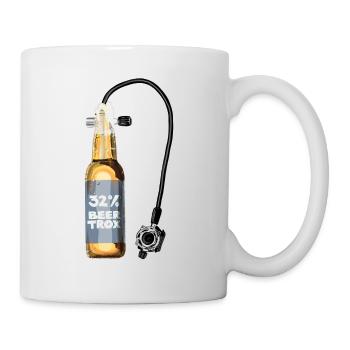 Beertrox, diving tank - Mug - white - Right