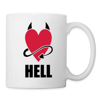 Heart Hell - Mug - white - Right